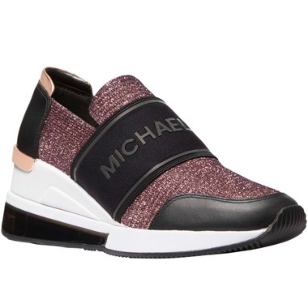 MICHAEL KORS Felix Metallic Sneakers